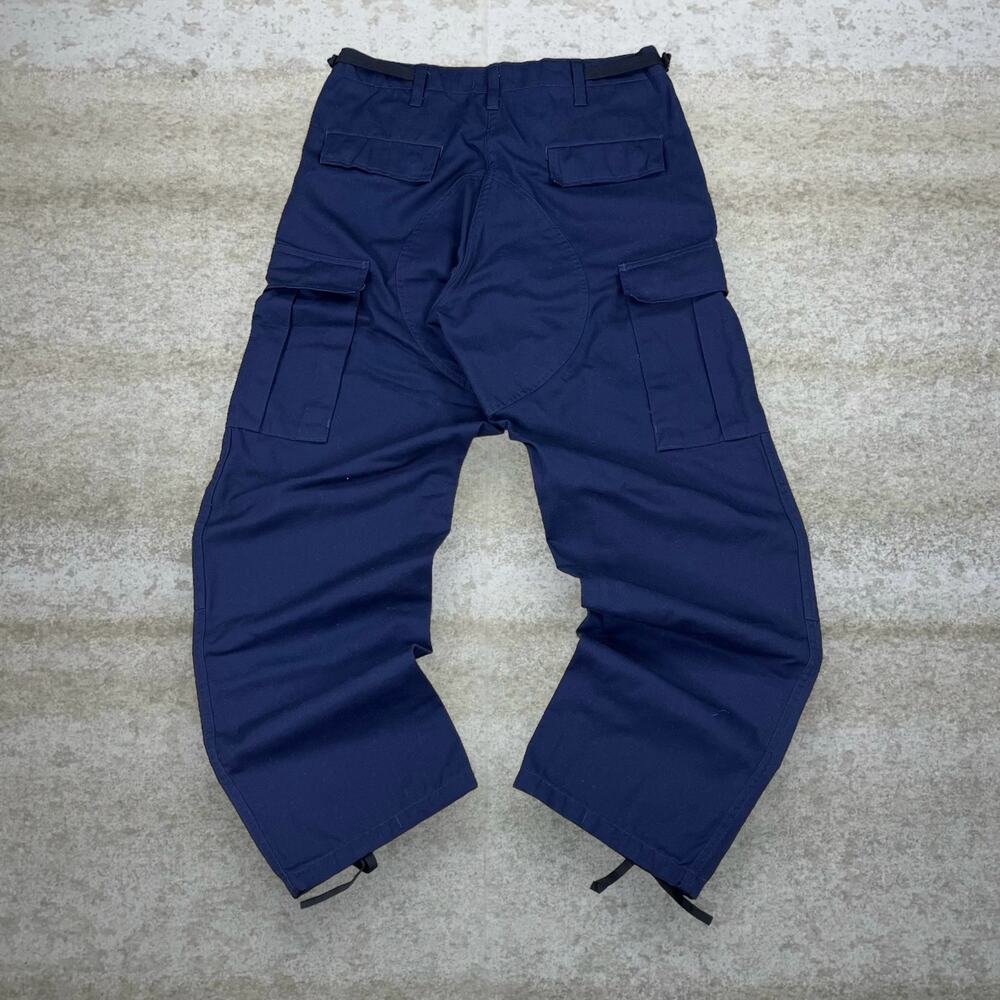 Vintage 90s Tru Spec Tactical Pants 32x30 Baggy Wide Leg Fit Navy Blue Cargos M